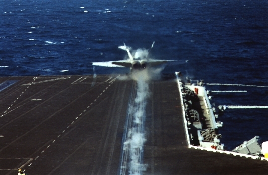 F-18 Launched